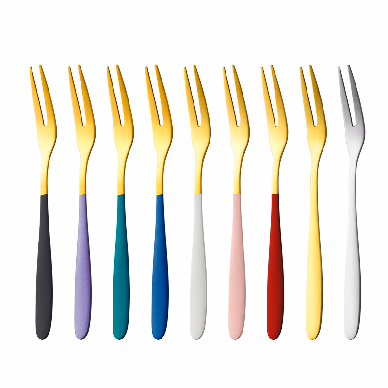 Small Stainless Steel Forks for Cocktail Parties