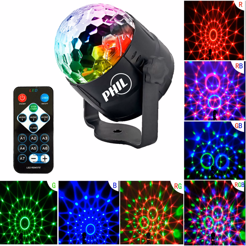 Sound Activated Party Light Ball Lighting