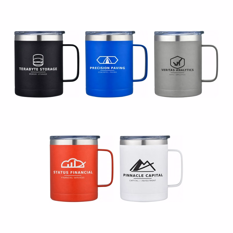 Endura 14 oz Stainless Steel Vacuum Camping Mug with Handle