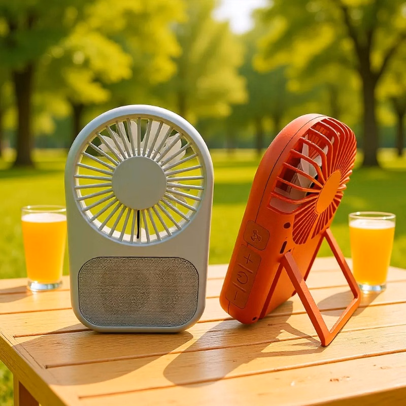 Audio Breeze Desktop Fan with Bluetooth Speaker