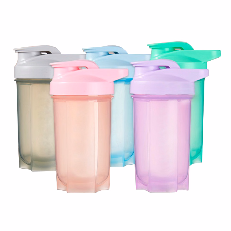16.9oz Customized logo sports plastic shaker bottle, shaker cup