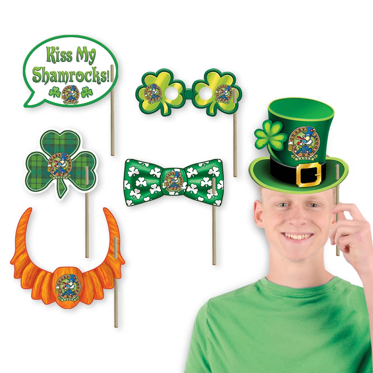 St. Patrick's Day Custom Printed Photo Fun Signs 1