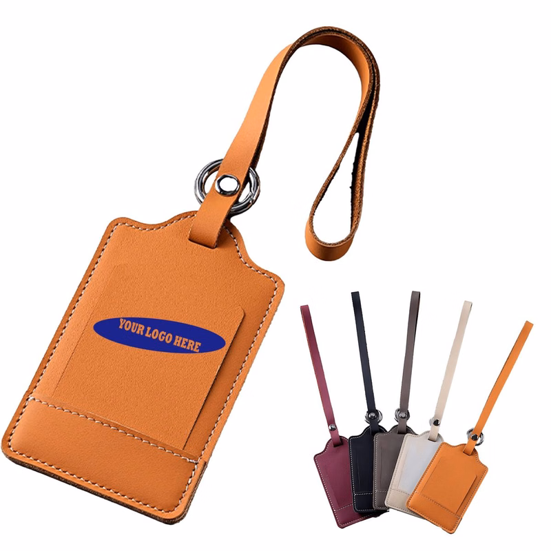 Top Grain Leather Luggage Tag