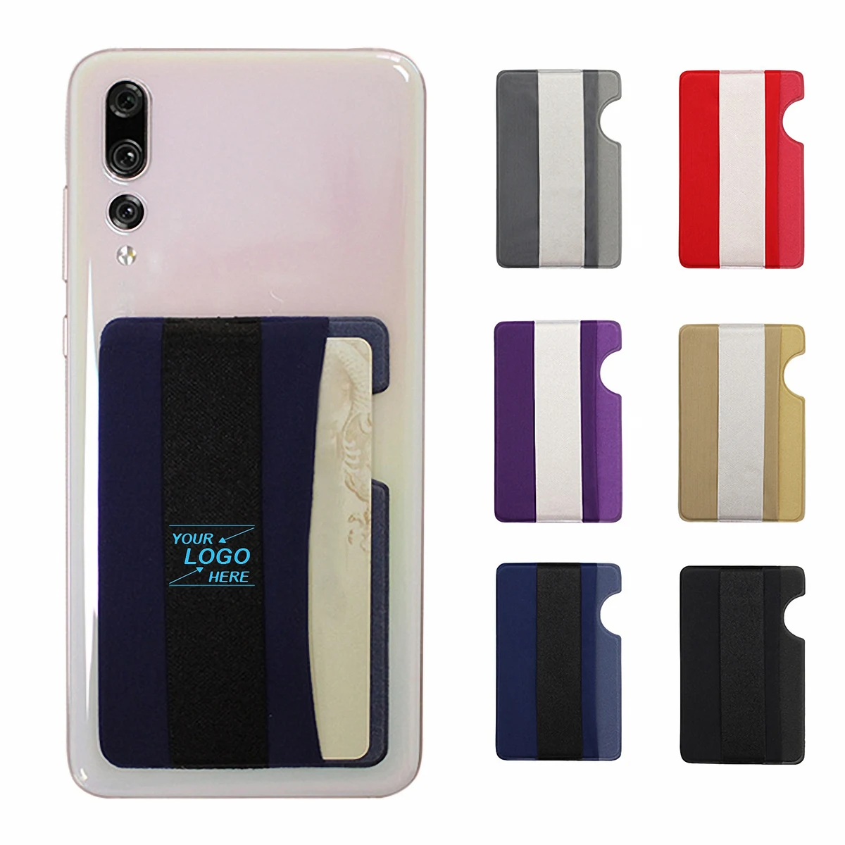 Lycra Phone and Card Holder 1