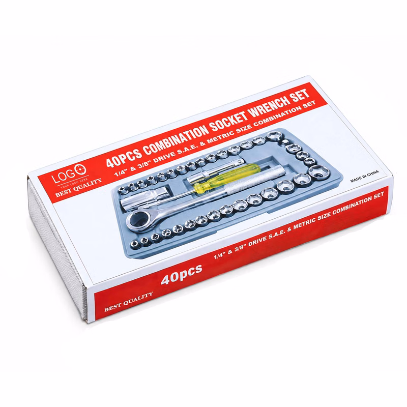 40-Piece Combination Socket Wrench Set