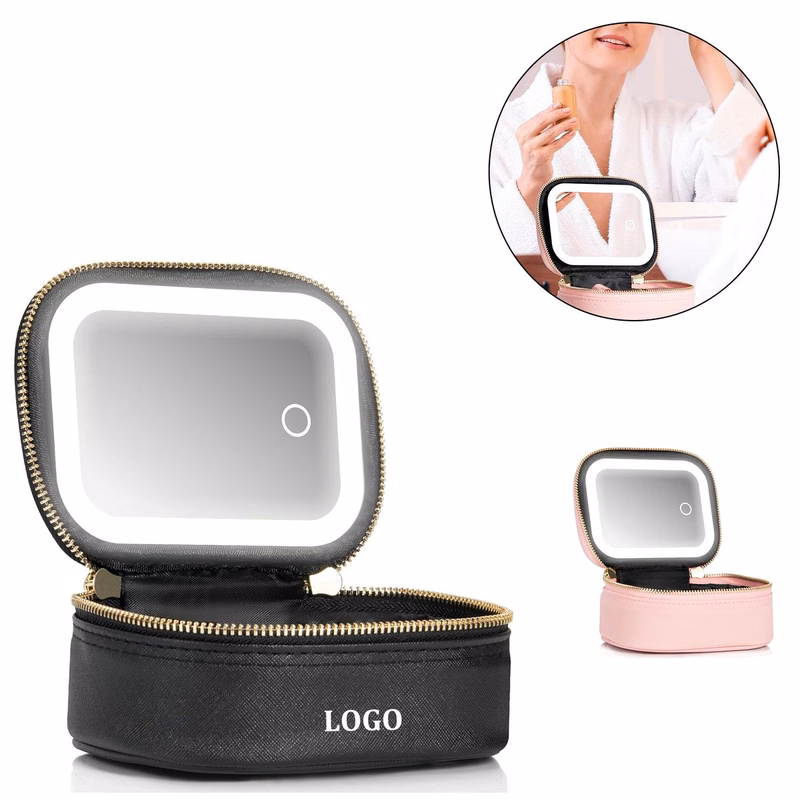 Makeup Bag with Led Mirror
