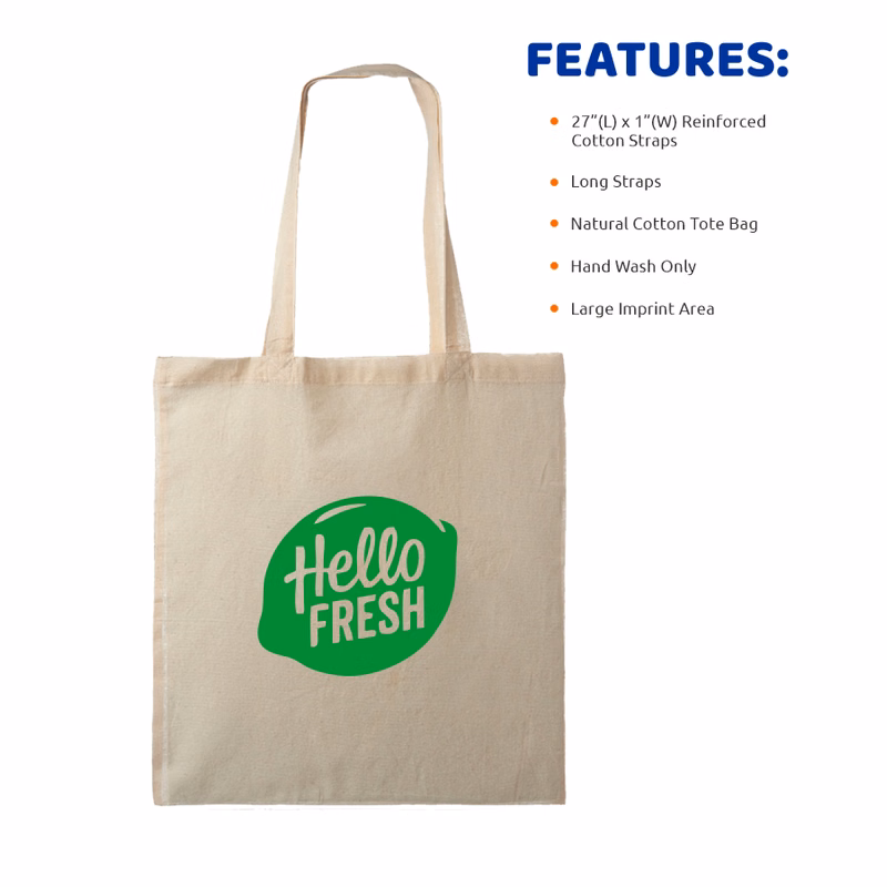 Union Printed - Natural Cotton Fiber Tote Bags