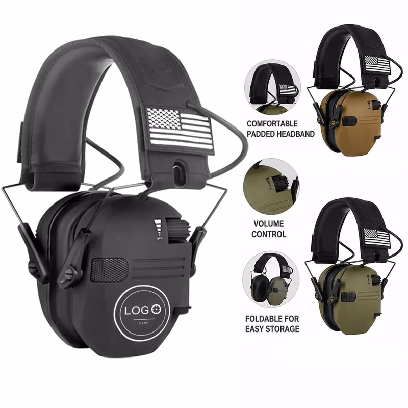 Tactical Electronic Shooting Earmuffs