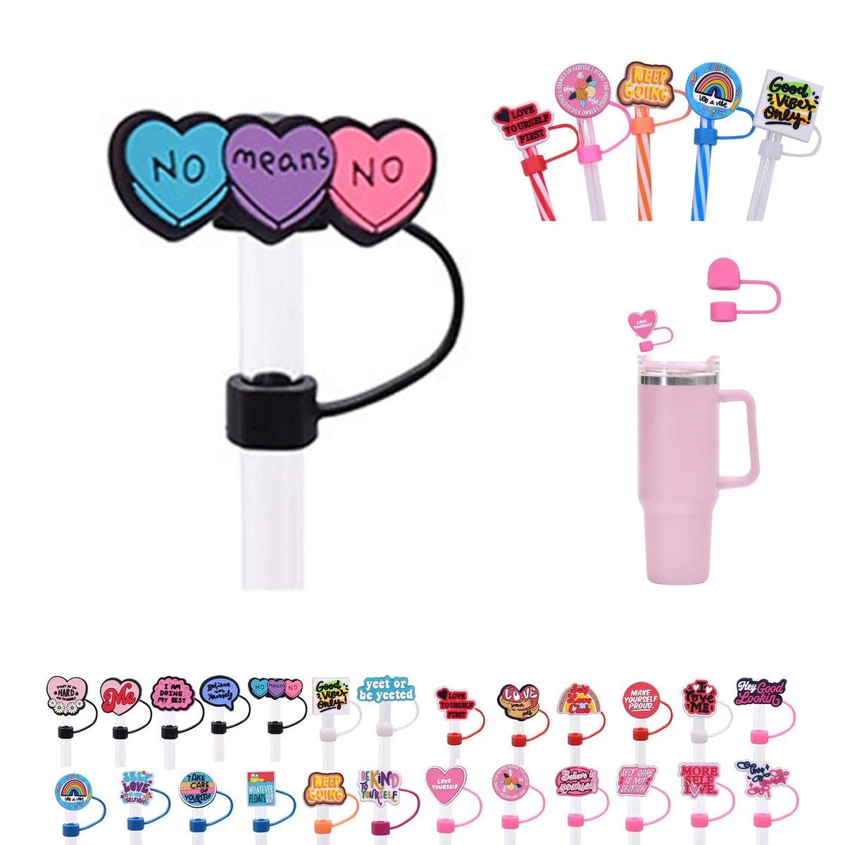 Silicone Straw Lid Cover 1