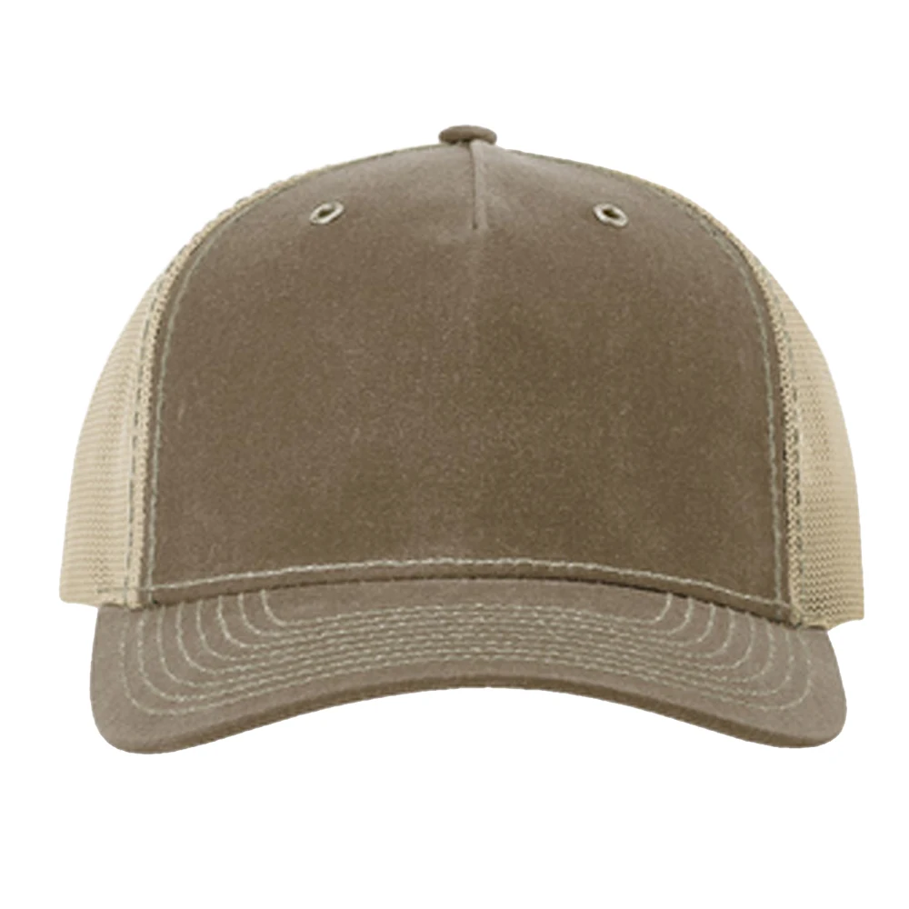 Richardson Hawthorne Waxed Cotton 5-Panel Cap 1