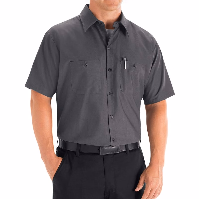 Red Kap Men's Tall Mimix™ Short Sleeve Work Shirt - SX20T