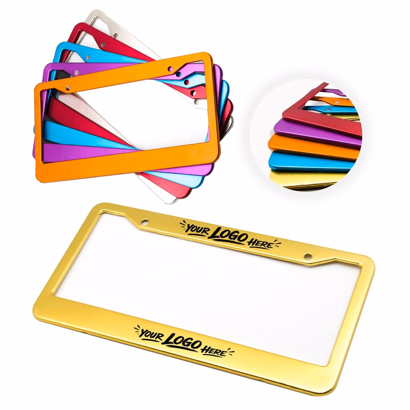 Rustproof Aluminum License Plate Frame Universal Fit