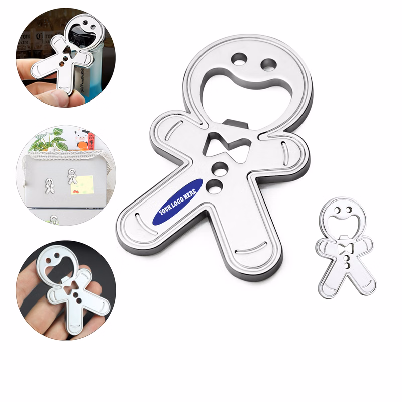Small Portable Bottle Opener Fridge Stickers MOQ 50PCS