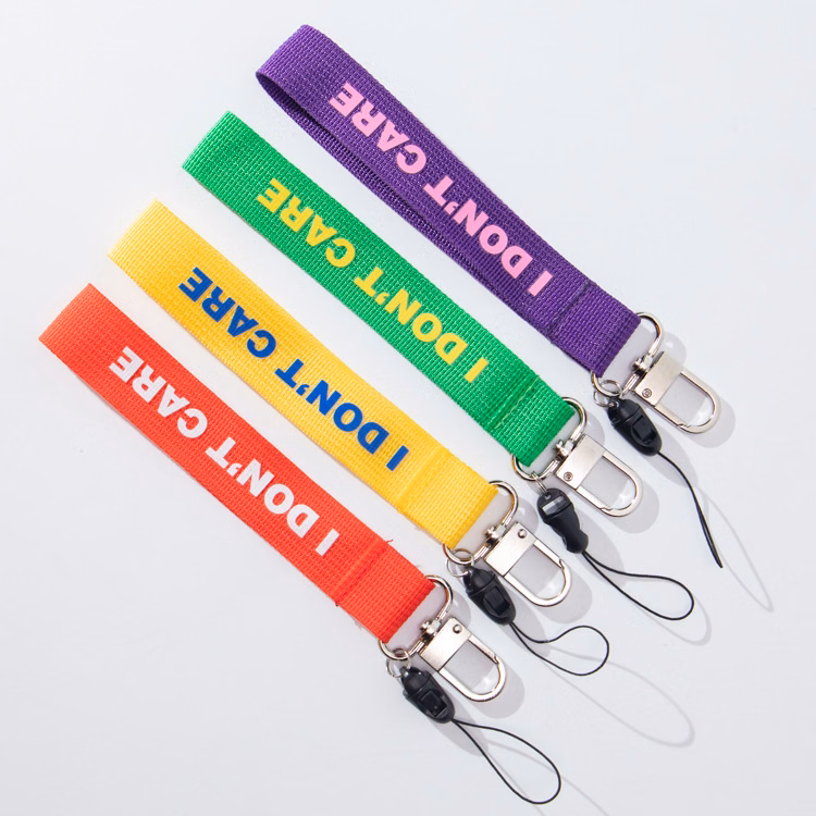 Multi-functional Polyester Wristband Lanyards