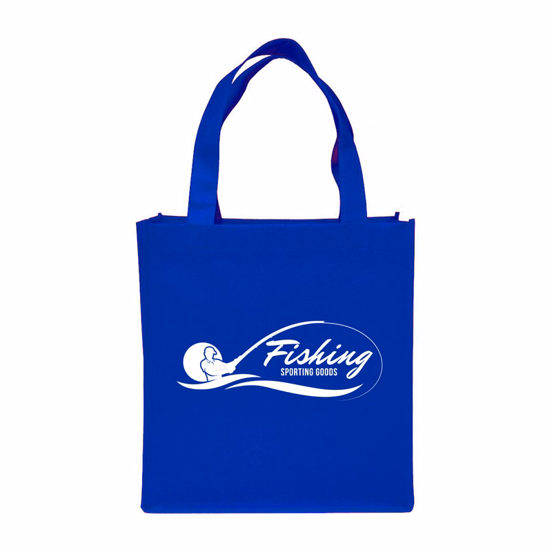 Clipper Non-Woven Grocery Tote Bag (2 Color Imprint)