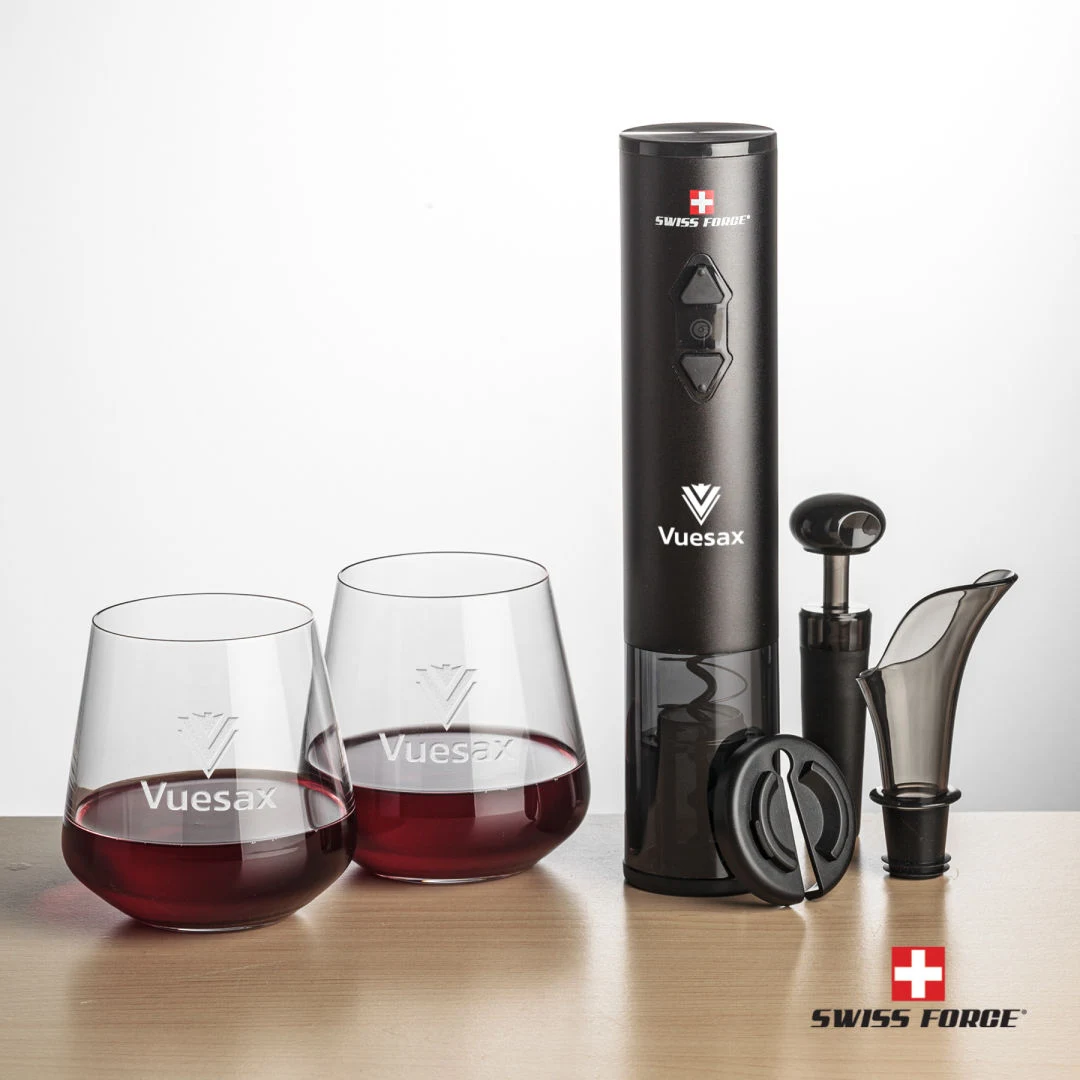 Swiss Force® Opener Set & Cannes Stemless Wine 1