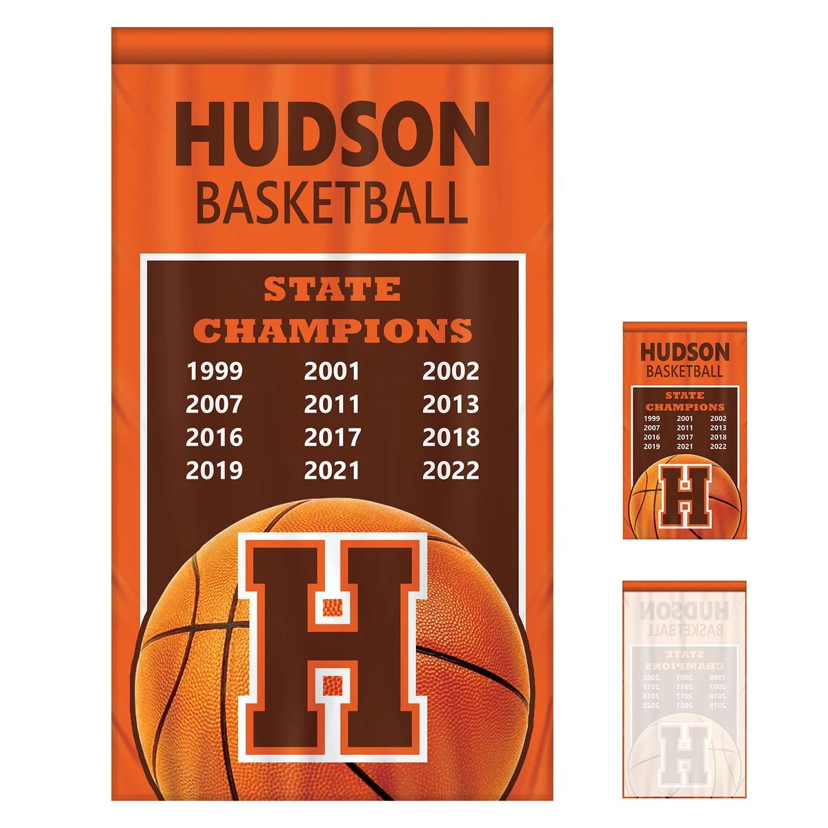 3' x 5' Championship Banner Single Sided Straight Cut 1