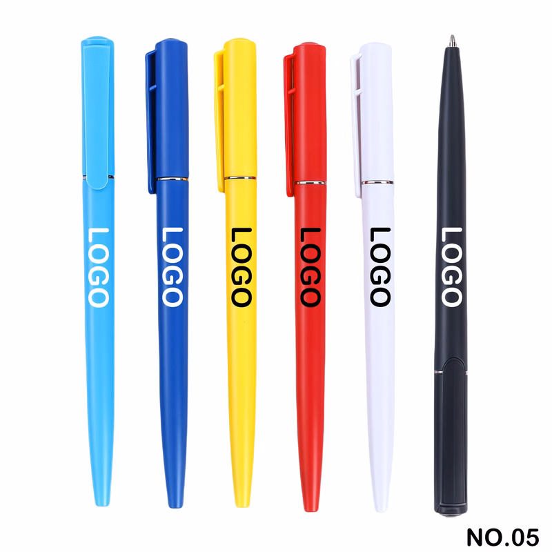 Colorful twisting-style business ballpoint pen