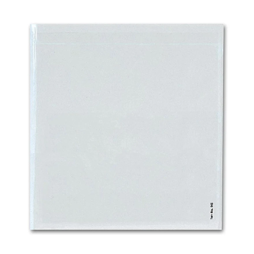 Plastic File Pockets, Adhesive Transparent , 9 1/2" X 8 1/4 1