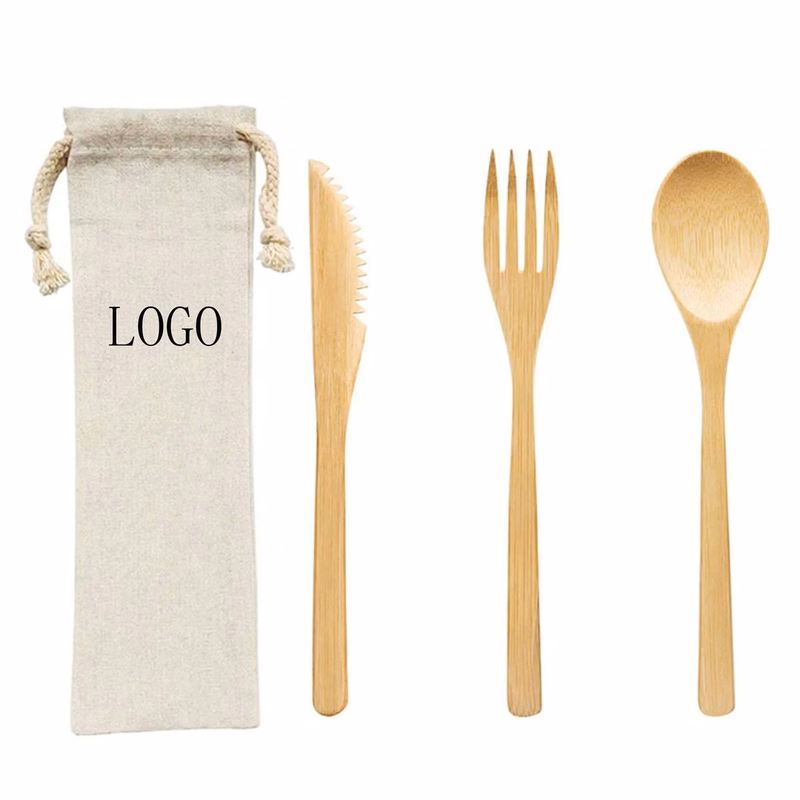 MOQ50 Bamboo Tableware Set