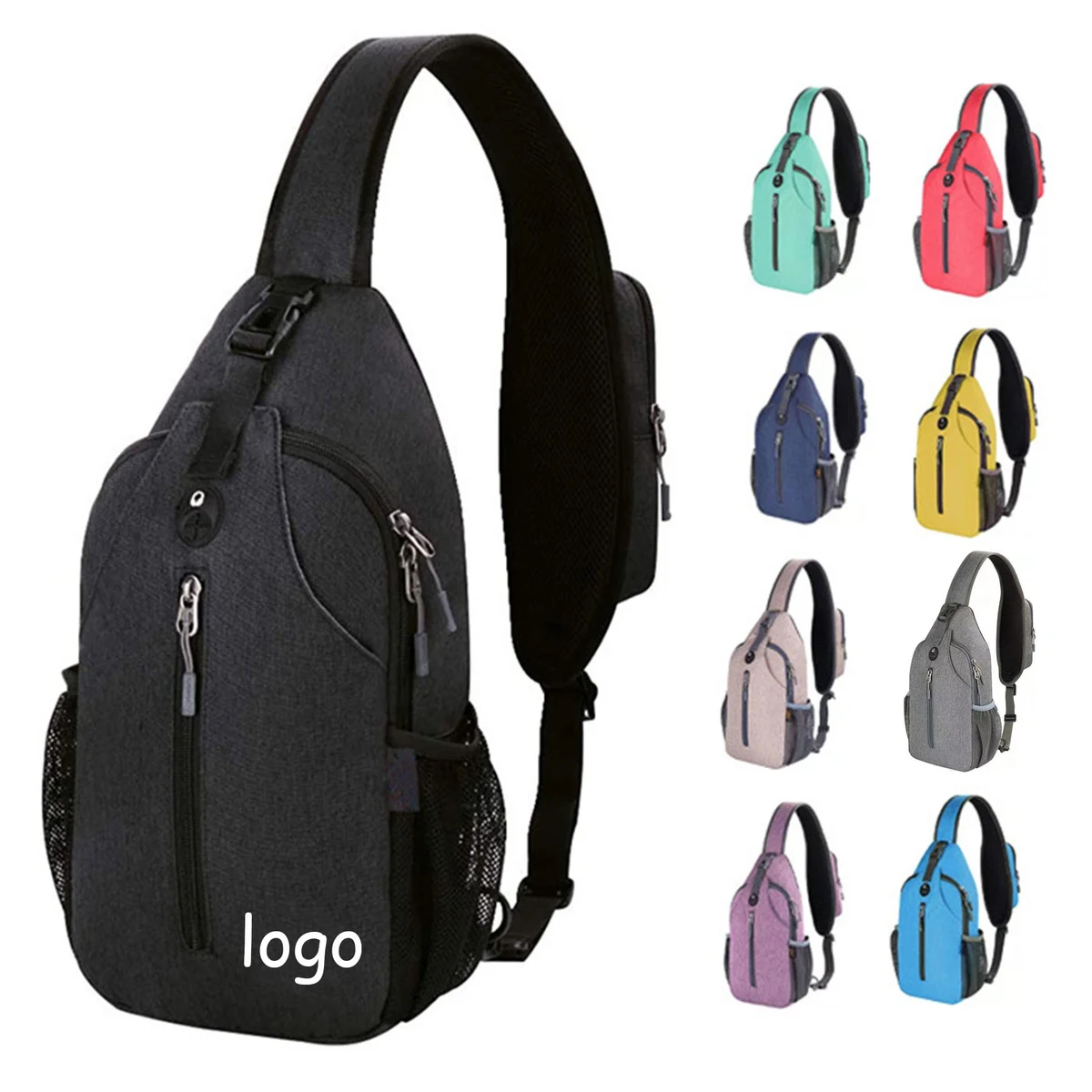 Men'S Messenger Leisure Waterproof Chest Bag 1