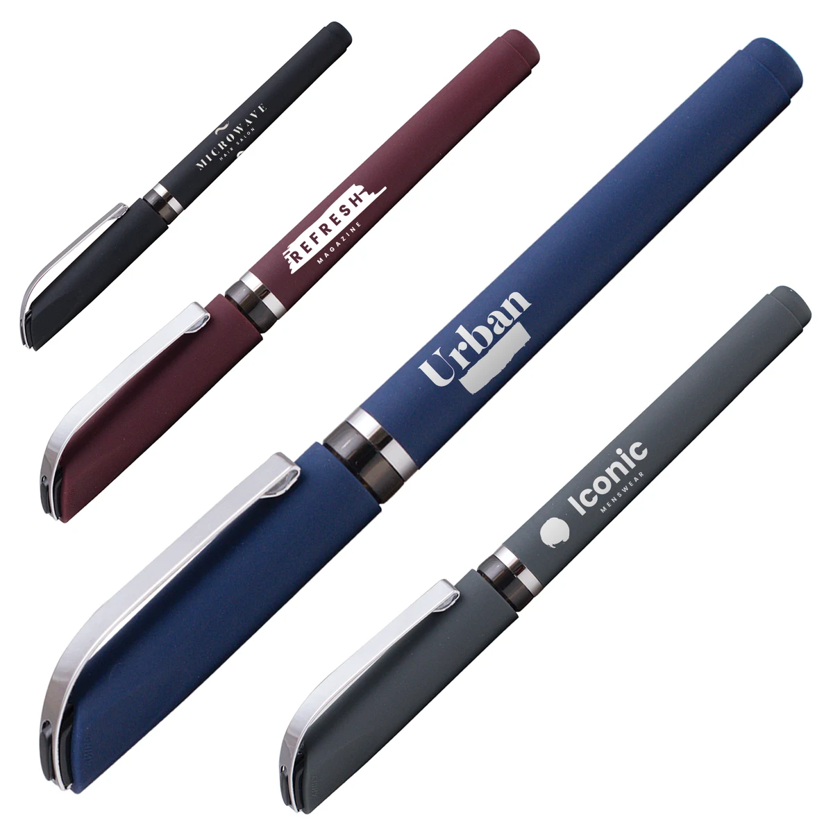 Slate Softy Gel Pen (1 Color Imprint) 1