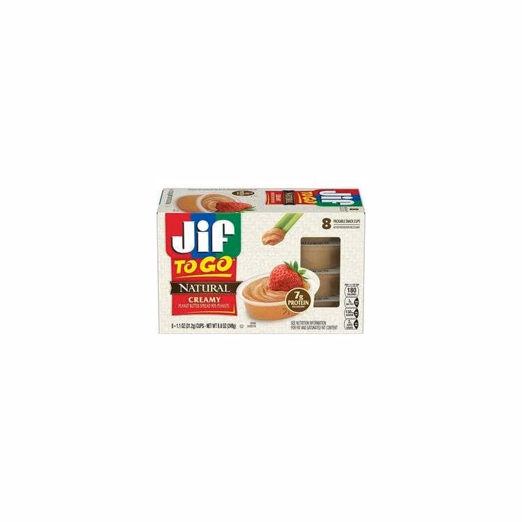 Natural Creamy Jif to Go Cups - 1.1oz