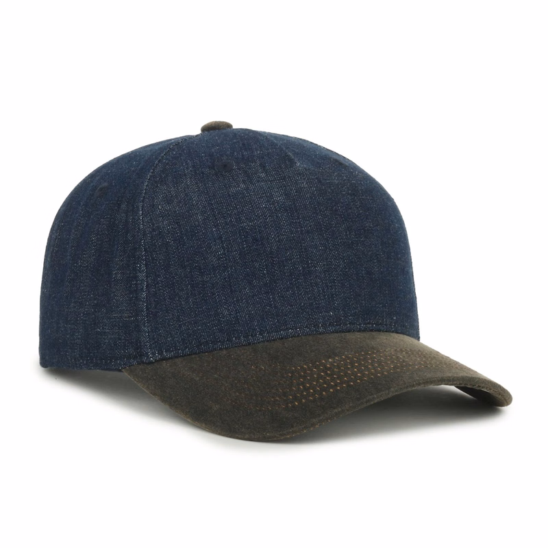 Denim Two-Tone 5-Panel Cap