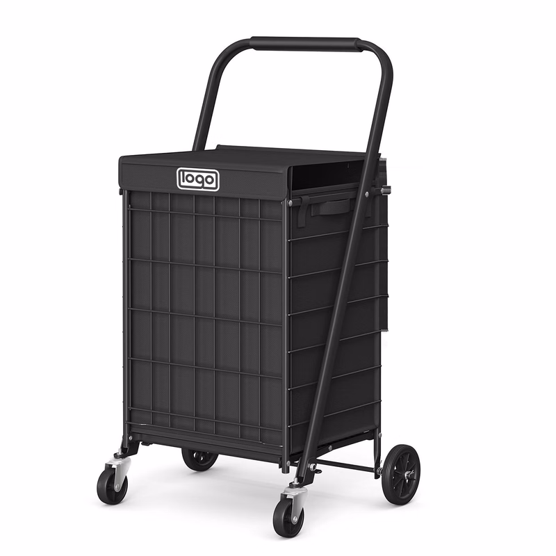 Heavy Duty Steel Shopping Cart w/ Wheels