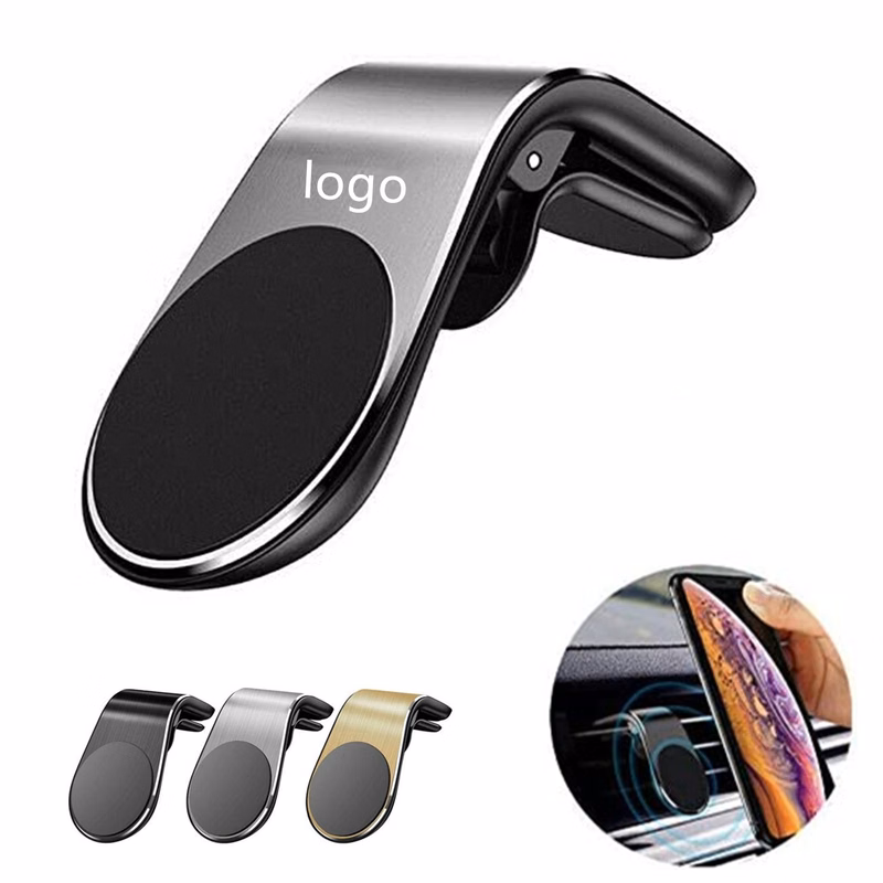 Car Air Vent L Shape Magnetic Phone Holder