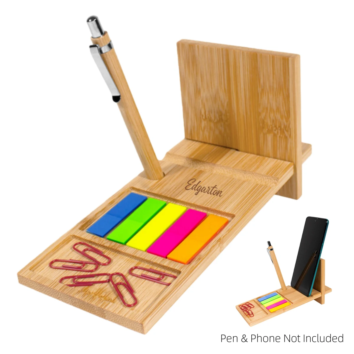 Phone Holder with Sticky Flags 1