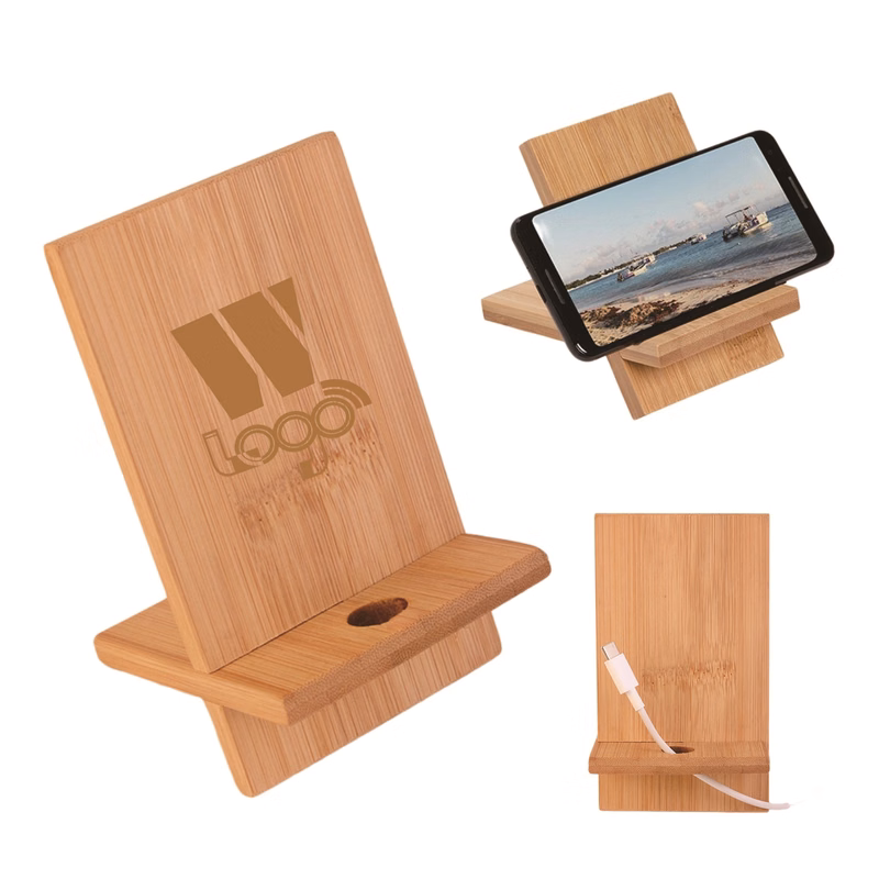Bamboo Wood Phone Stand