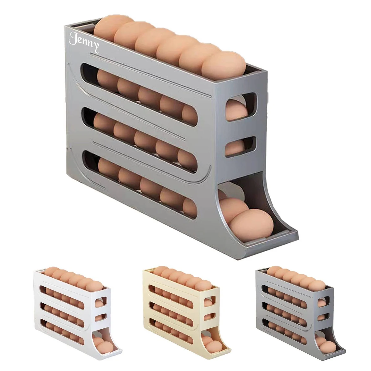 Smart Refrigerator Egg Organizer 1