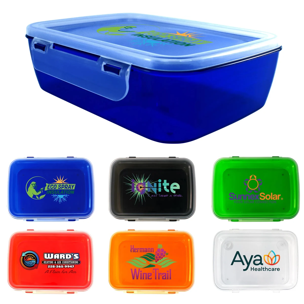 Full Color Clip Top Lunch Container 1