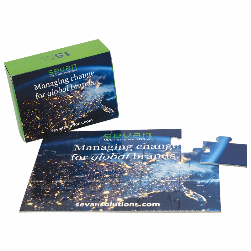 15 Pieces - 5" X 7" - Small Puzzle in Box