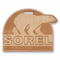 USA Made Wood Event, Golf Bag Tags, Custom Shape w/ Natural Cotton Cord (1-5 Sq. In)