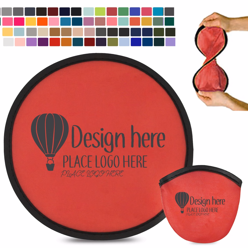 10" Round Flying Discs Fan With Pouch
