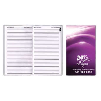 Address Book Full Color Digital Pocket Planner