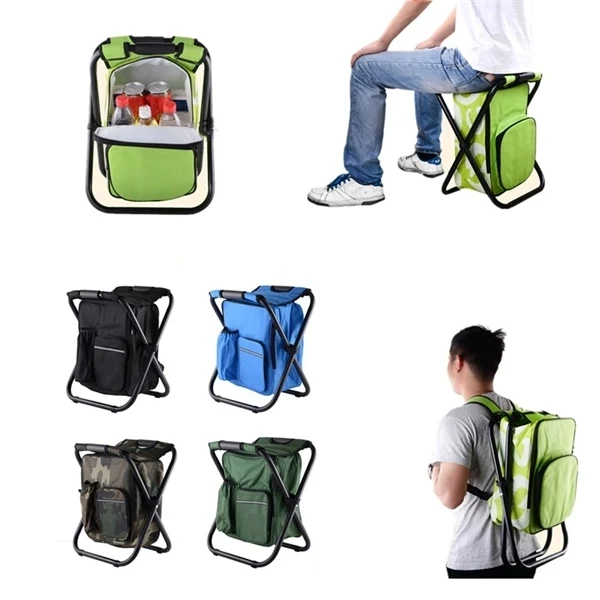 Foldable Fishing/ Beach Chair With Ice Pack 1