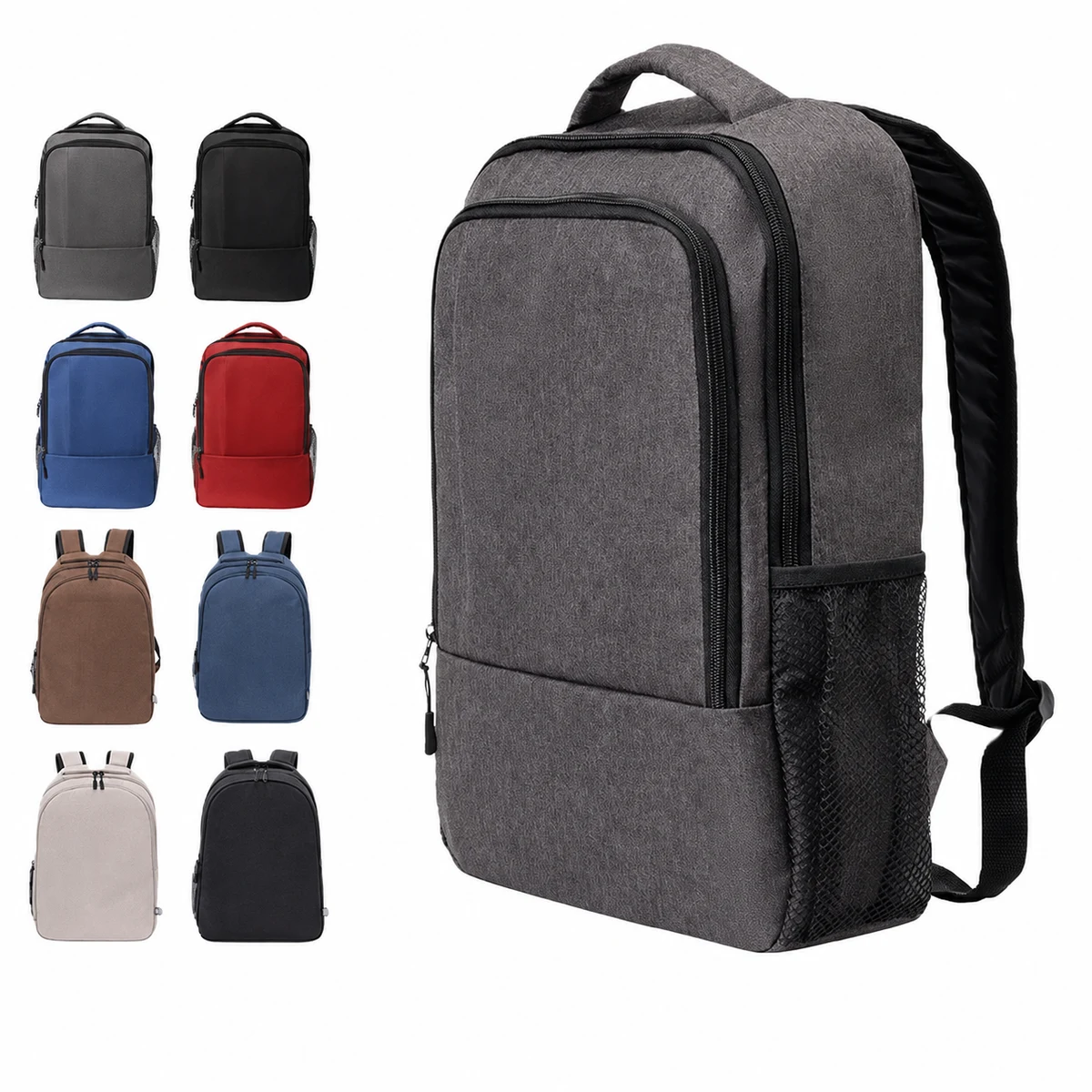 Laptop Backpack with Side Mesh Pocket 1