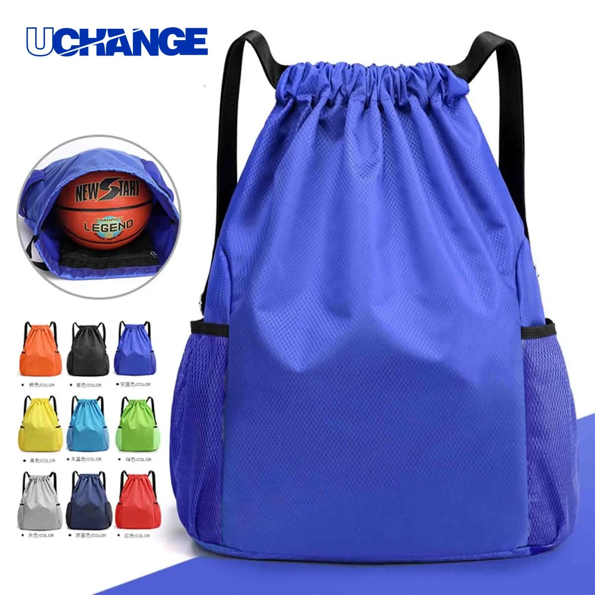 Pocketed Drawstring Backpack Organizer 1