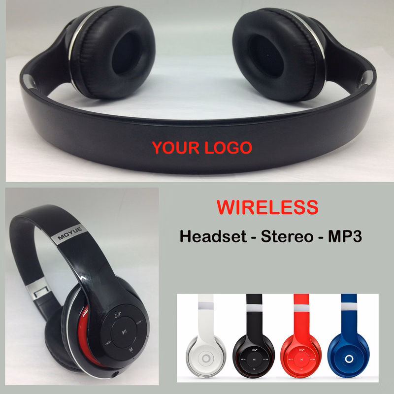 High Performance Wireless Headphones w/Radio, AUX, Micro SD, and Bluetooth compatible