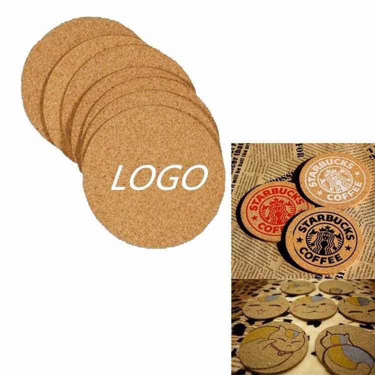 Round Cork Coaster