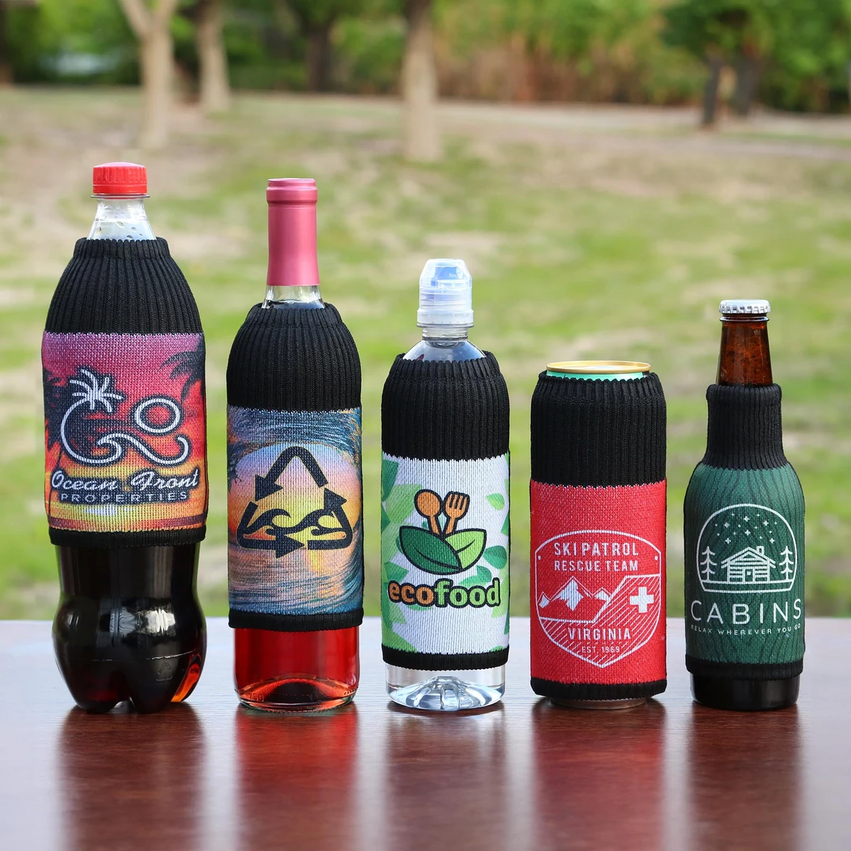 Eco Freek Tall Beverage Sleeve, custom koozie with logo imprint 1