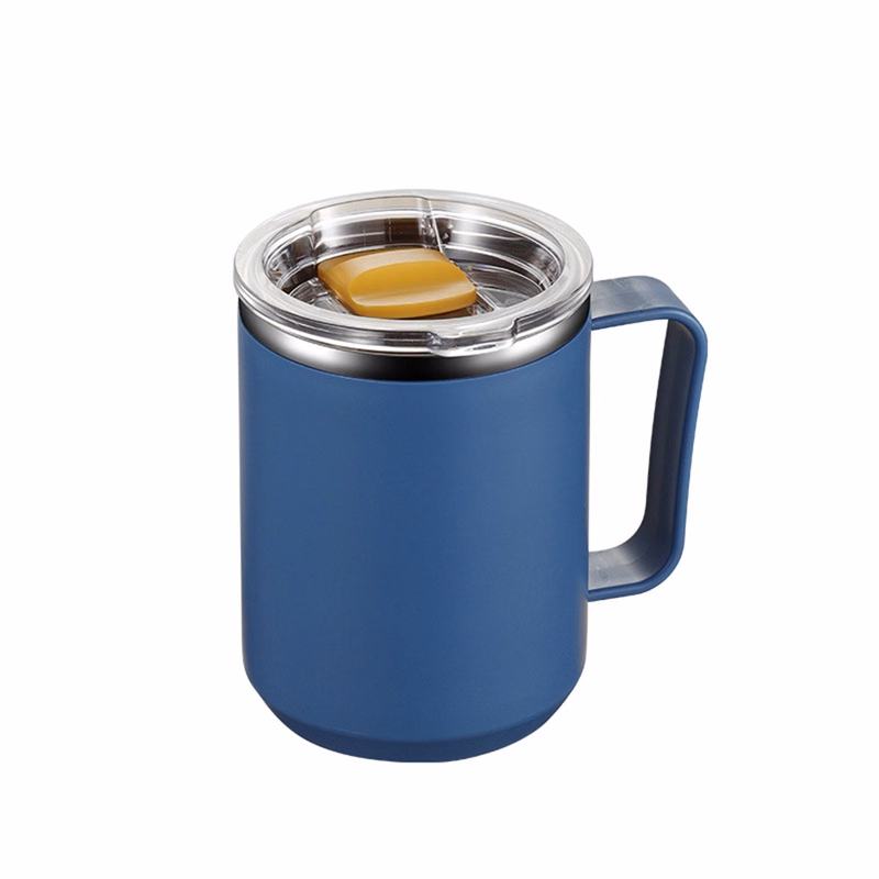 12oz stainless steel coffee mugs with handle