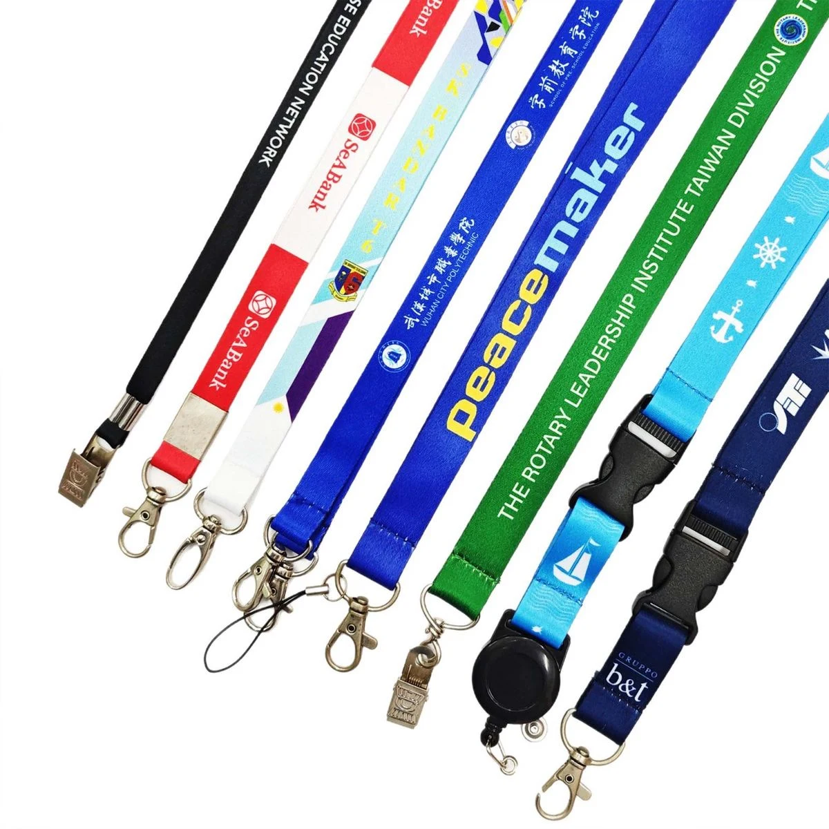 Custom Woven Ribbon Lanyard 1