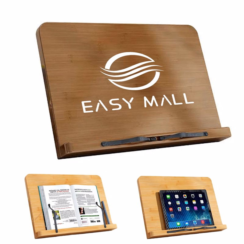 Adjustable Bamboo Book Holder