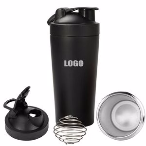 750ml Stainless Steel Shaker Bottle With Double Walled Insulation And Flip Top Lid