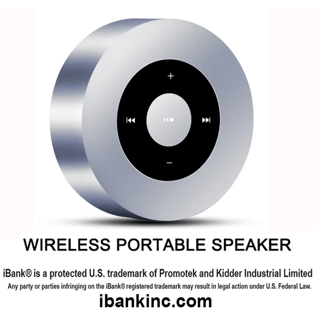 iBank ® Compact Bluetooth Speaker with Smart Touch Design. Free Shipping 1
