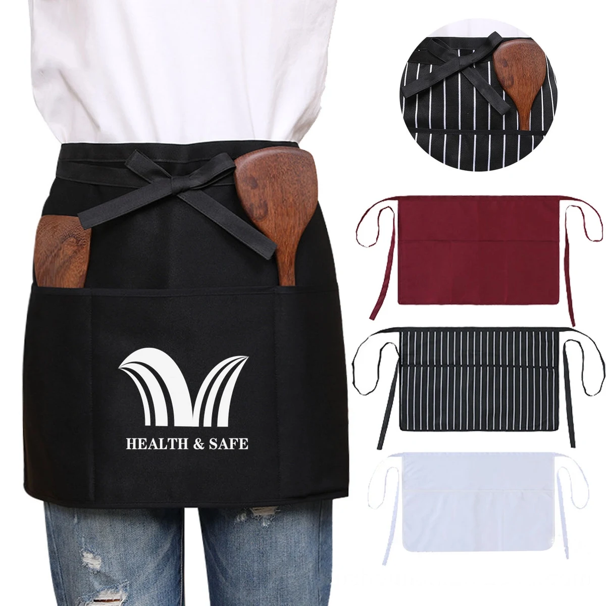 Short Style Simple Bust Apron 1
